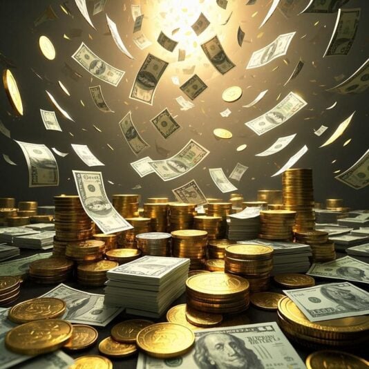 Uang datang dengan mudah